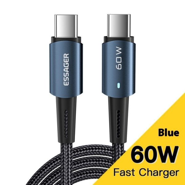 PD100W Fast Charge Data Cable For Mobile Phone Tablet Typec Fast Charging - Image 4