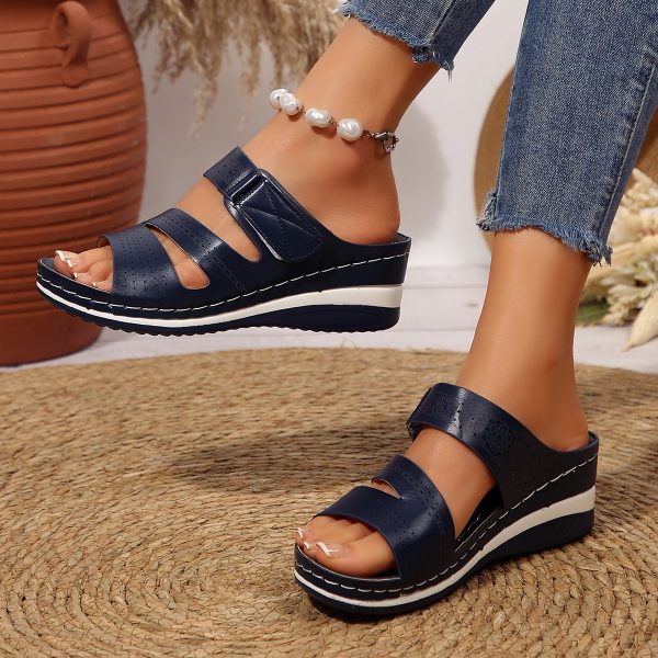 Women's Wedgy Slippers Plus Size Words - Image 8