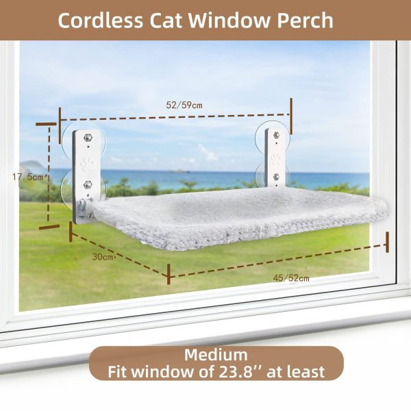 Pet Supplies Cordless Window Perches Cat Hammock Indoor Foldable Seat Pet Convenient Cordless Hammock - Image 2