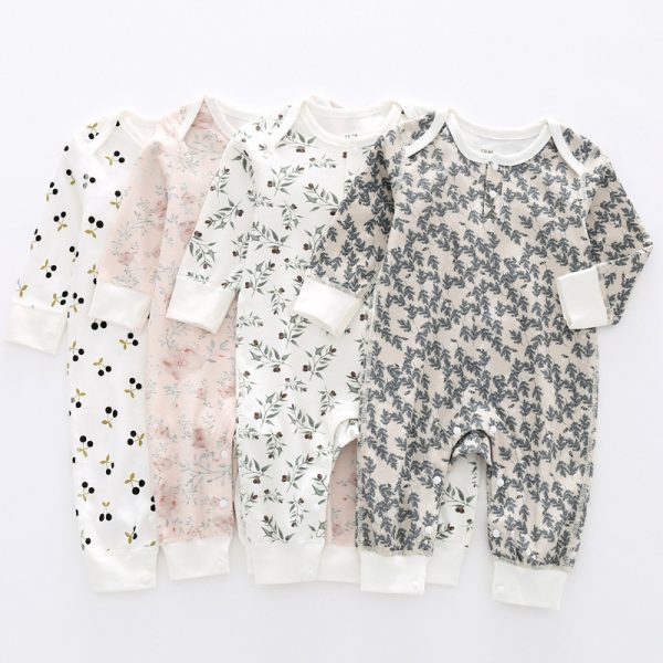 Spring And Autumn Organic Cotton Baby Jumpsuit - Image 9