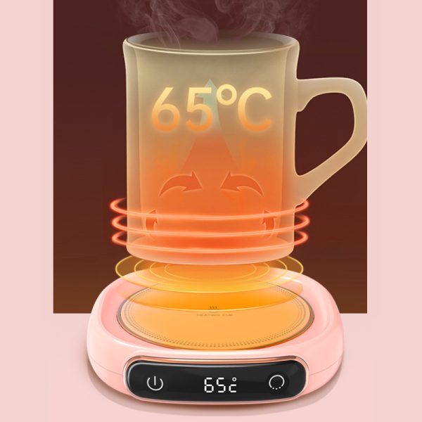 Coffee Mug Warmer Warm Coaster Smart Heating Cup Thermal Insulation Constant Temperature Coaster Heating Pad Desktop - Image 2