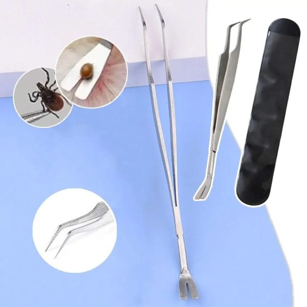 Stainless Steel Pet Insect Repellent Tool Tweezers