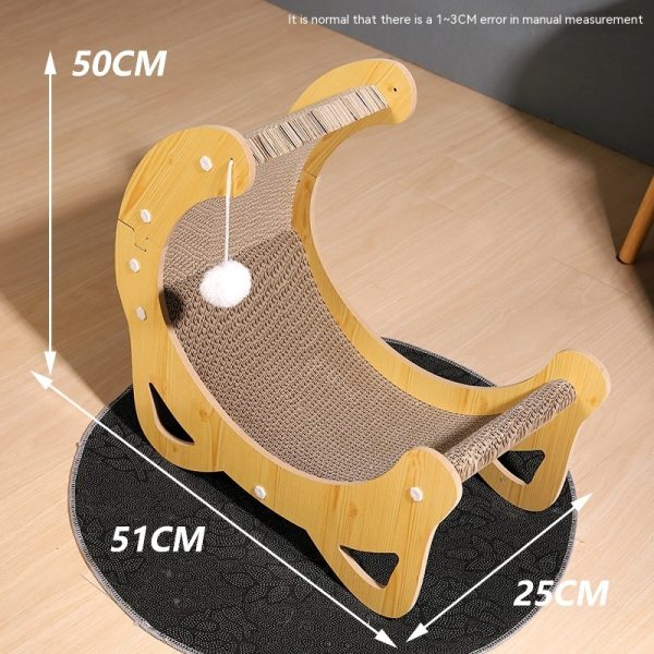 Cat Scratch Board Corrugated Paper Anti-stuffy Toy Wear-resistant - Image 3