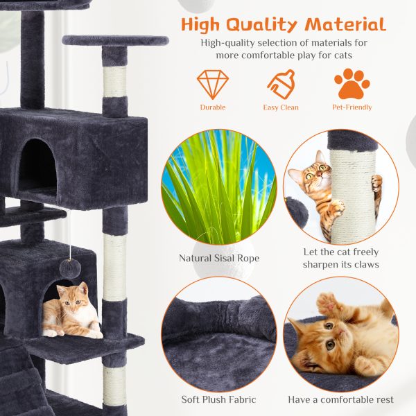 Multi Functional Cat Treehouse Cat Climbing Frame - Image 5