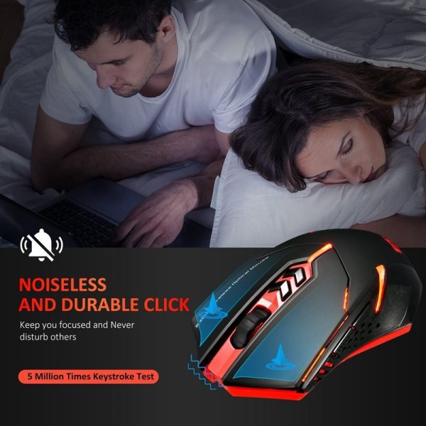 Power-Saving Silent Luminous Wireless Mouse - Image 5