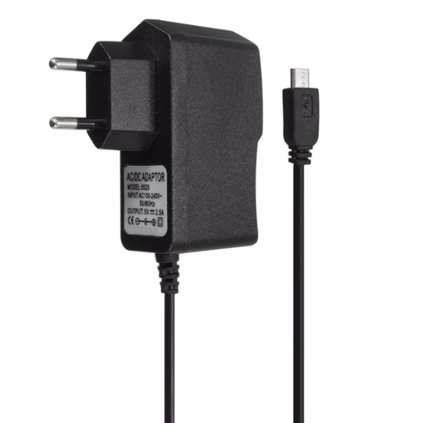 Universal EU Plug 5V 2.5A Micro USB Charger Power Supply Ada