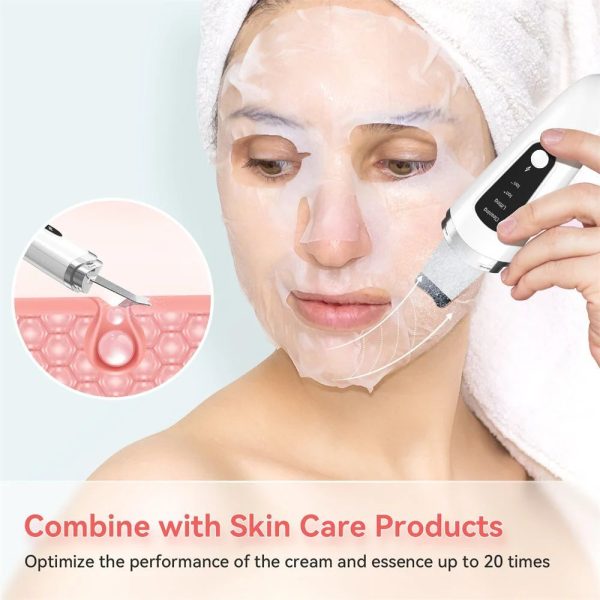 Skin Scrubber Face Spatula Facial Skin Exfoliator Scraper And Blackhead Remover Pore Cleaner With Face Lifting Deep Cleansing Face Lifting Machine For Blackhead Extractor - Image 5