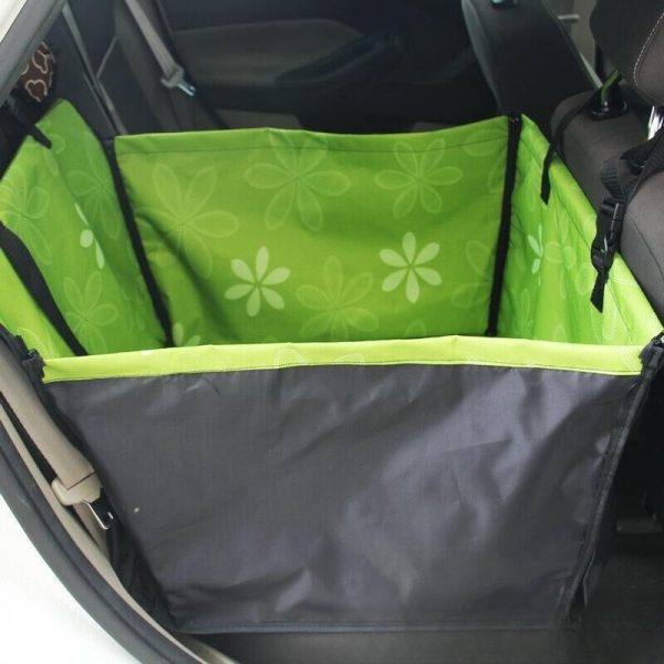 Rear Printed Double Layer Waterproof Pet Car Mat Pet Cat Dog Protection Pet Hanging Basket - Image 4