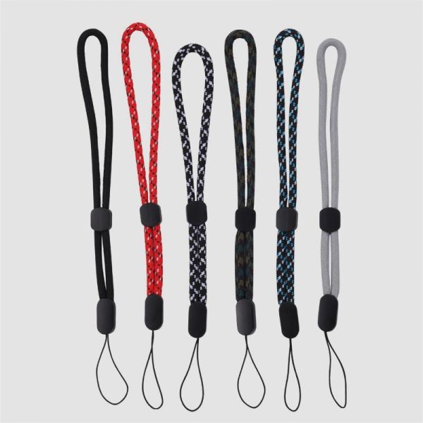 Mobile Phone Lanyard Twisted Short Wrist Strap Key Bracelet