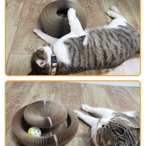 Corrugated And Foldable Cat Paper Nest - Image 2