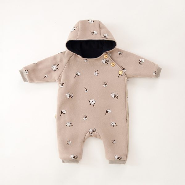 Baby Double Layer Padded And Thickened Onesie - Image 5