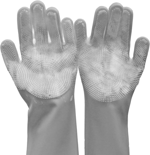 Durable Pet Grooming Gloves For Cats And Dogs, Enhanced Five Finger Design For Massaging And Bathing - Image 2