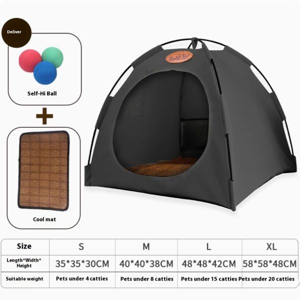 Four Seasons General Purpose Semi-enclosed Removable And Washable Cat Tent - Image 3