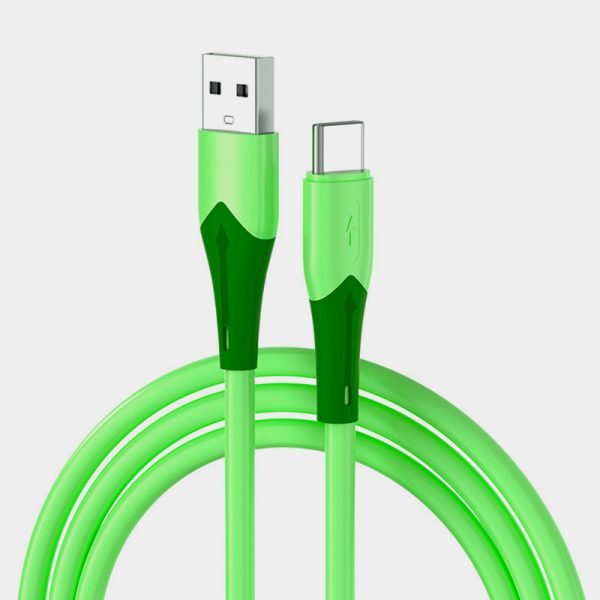 Jane Type-C Liquid Silicone Data Cable Suitable For Mobile Phone Over Fast Charge Line Huawei Xiaomi Glory Charging Cable