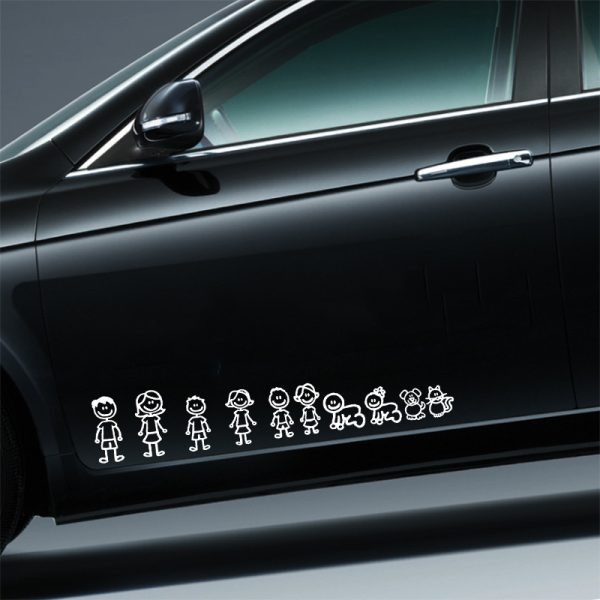 Big Family Cartoon Car Stickers Funny - Image 5