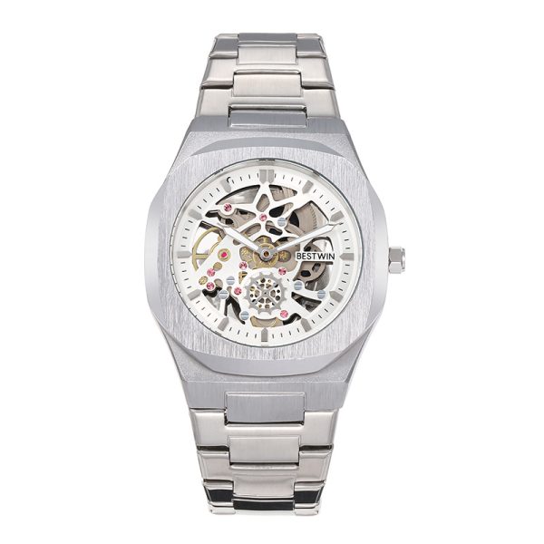 Fashion Alloy Watch Men's Watch BESTWIN Hollow Butterfly Clasp - Image 6