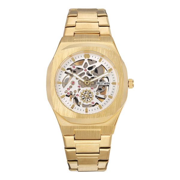 Fashion Alloy Watch Men's Watch BESTWIN Hollow Butterfly Clasp - Image 9