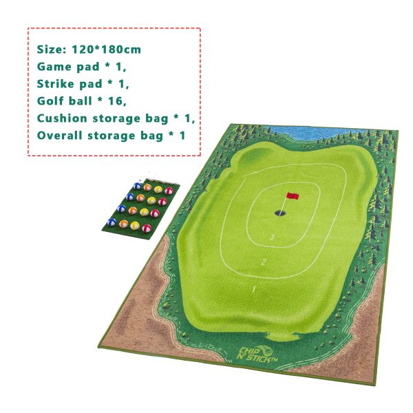 Golf Training Mat For Swing Parent-child Toys Ball Trace Directional Mat Swing Path Pads Swing Practice Pads - Image 5