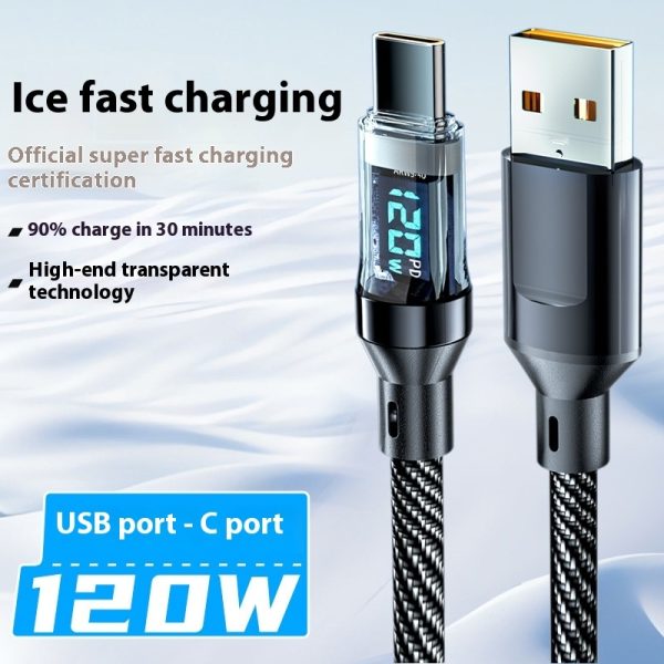 Typec Fully Compatible With Digital Display Super Fast Charge Data Cable - Image 9