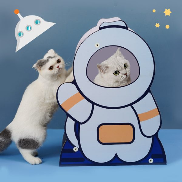 Astronaut Corrugated Cat Nest Large Grab Board - Image 5