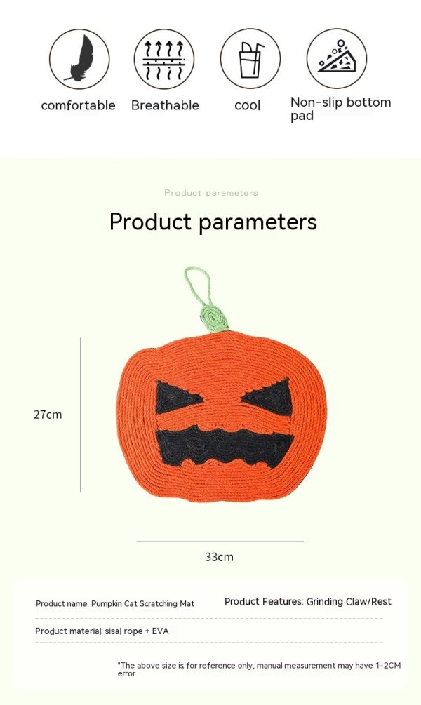 Christmas Pumpkin Cat Scratching Pad Anti-scratching - Image 8