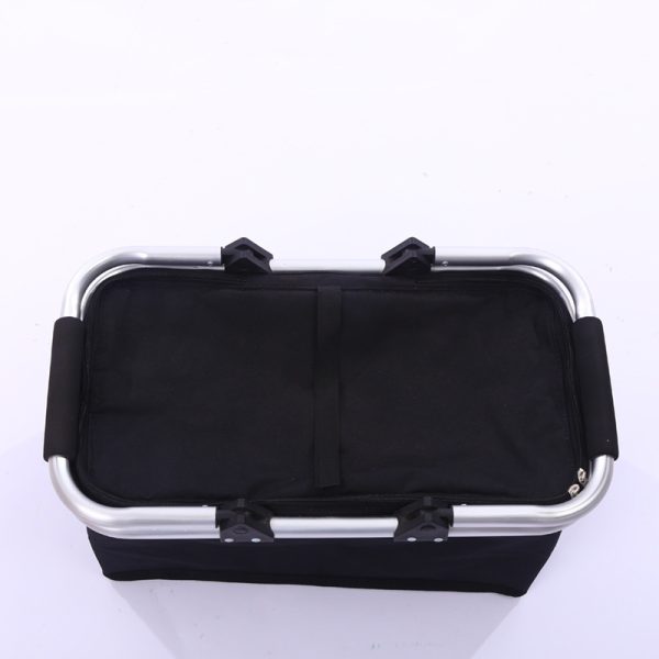 30L Large Folding Picnic Camping Insulated Cooler Hamper Storage Basket Bag - Image 2