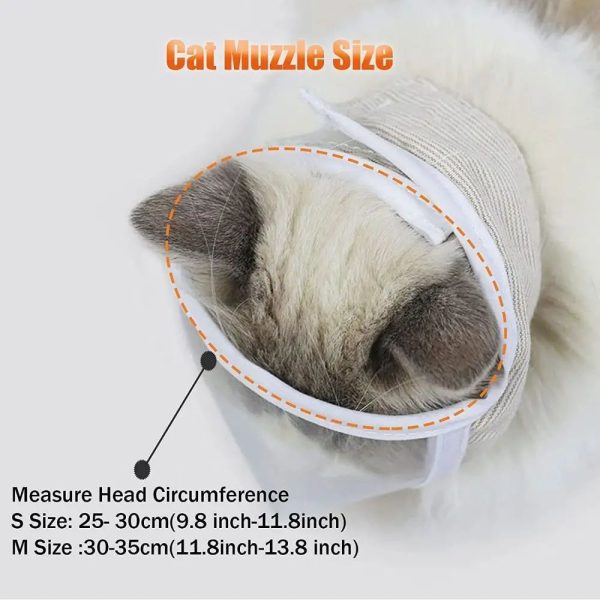 Anti Bite Puppy Kitten Muzzles Mask Pet Product Cat Muzzle Breathable Dogs Cats Bathing Grooming Tools - Image 2