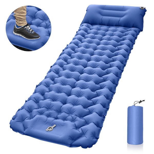 Outdoor Camping Travel Portable Inflatable Cushion Built-in Foot Inflatable - Image 9