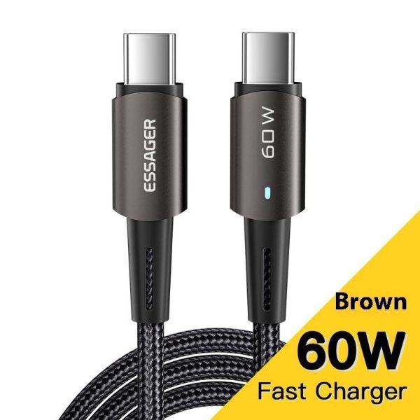 PD100W Fast Charge Data Cable For Mobile Phone Tablet Typec Fast Charging - Image 5