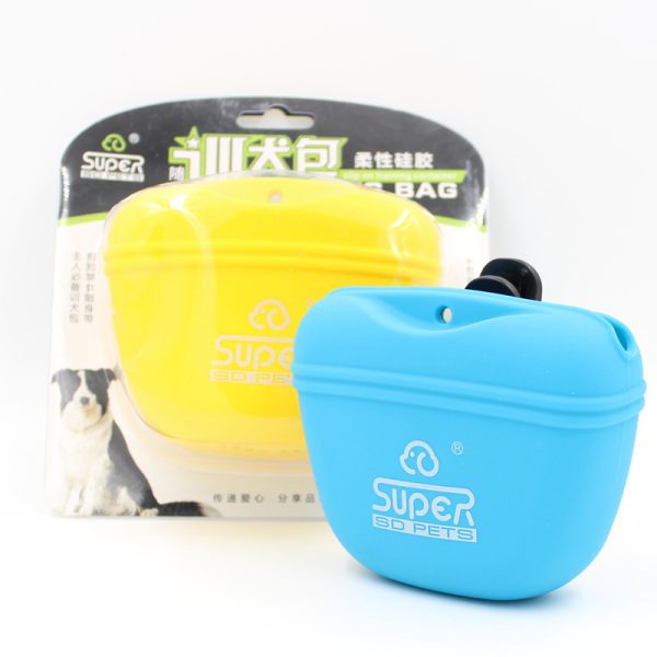 Portable Training Waist Bag Pet Supplies Silicone Dog Food Bag Pet Snack Bag Silicone - Image 2