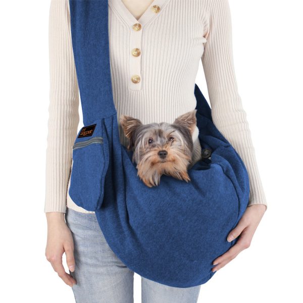 Portable Diagonal Span Breathable Backpack For Dog Chest - Image 3