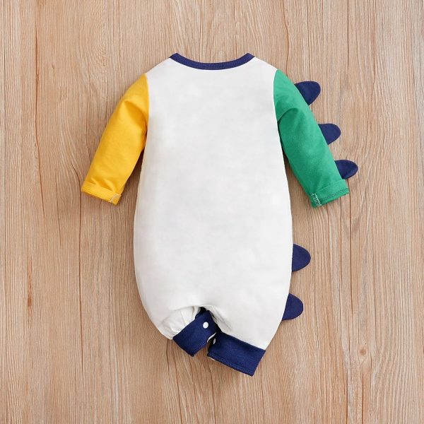 Newborn Long Sleeve Clothes Baby Pullover Cotton Class A Jumpsuit Romper - Image 6