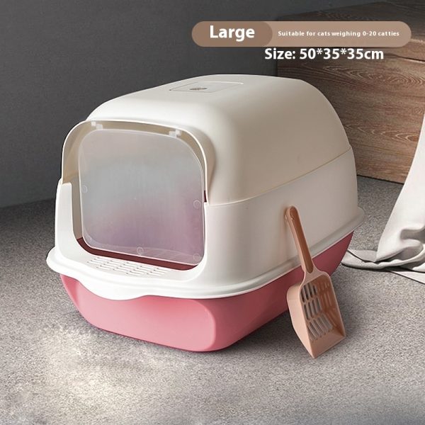 Litter Box Fully Enclosed Cat Toilet - Image 8