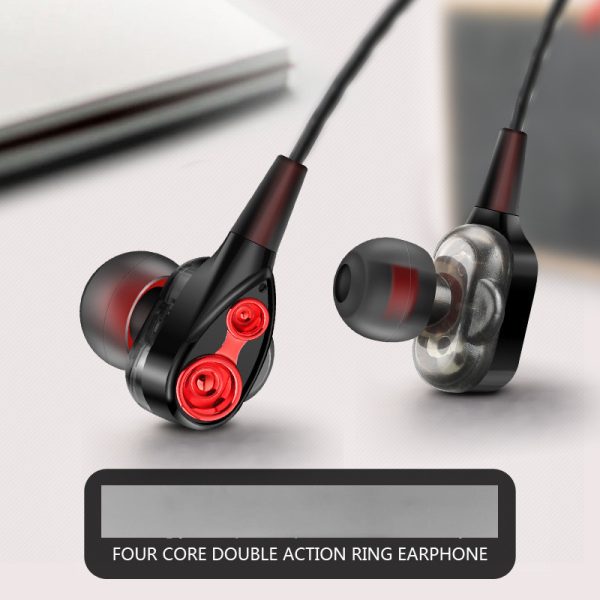 Quad Core Dual Dynamic Metal Subwoofer Headphones - Image 8