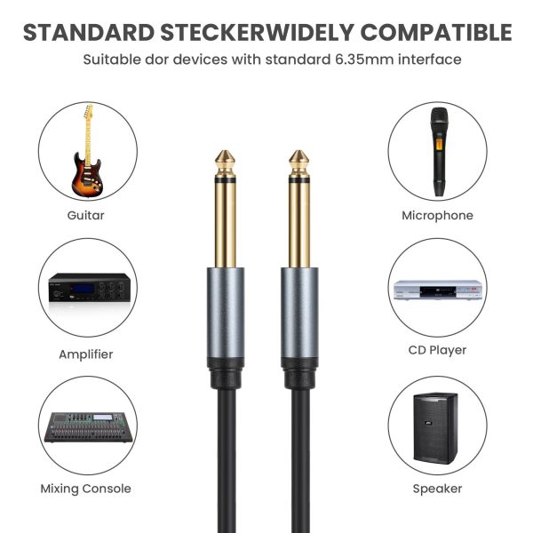 65mm Audio Cable Amplifier Microphone Cord - Image 3