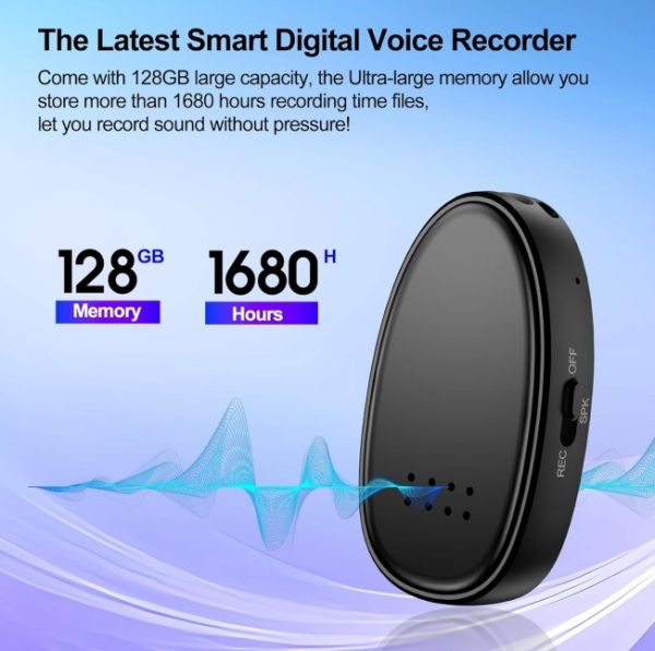 The Voice Recorder Is Miniature And Has A Built-in Horn Magnet - Image 5