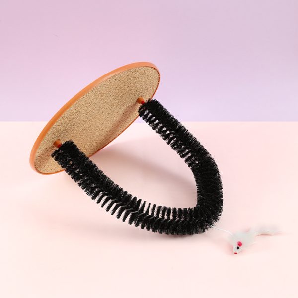 Cat Hair Rub And Anti-Itch Device Plastic Arch-Shaped Brush Cat Scratching Post Cat Toy Hair Grooming Self-Pleasure Little Mouse - Image 8