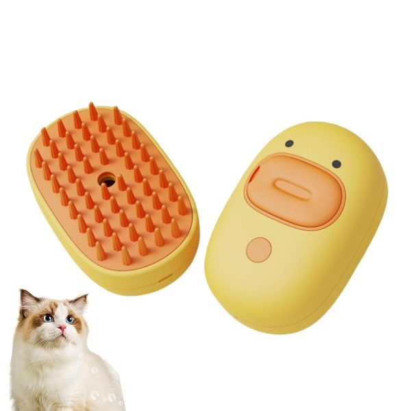 Cat Steam Brush Dog Steam Brush Silicone Steam Pet Brush For Dogs Cats Massage Cleaning And Removal Of Loose Hair Pet Hair Brush Grooming Tool