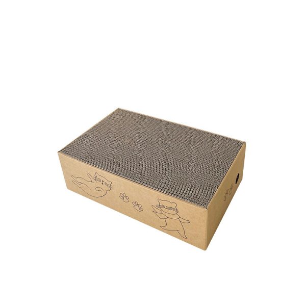 Paper Box Scratch Board Corrugated Paper Pet Toy - Image 3