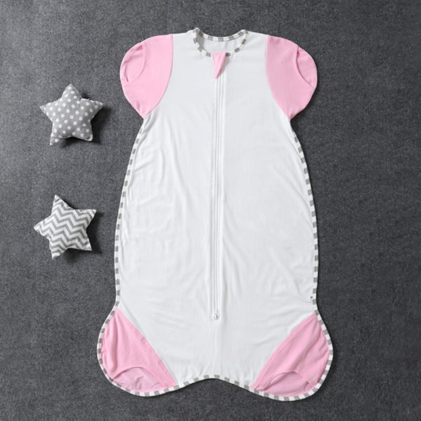 Newborn Baby Swaddle Sleeping Bag Cotton Plus Version Anti-kick - Image 6