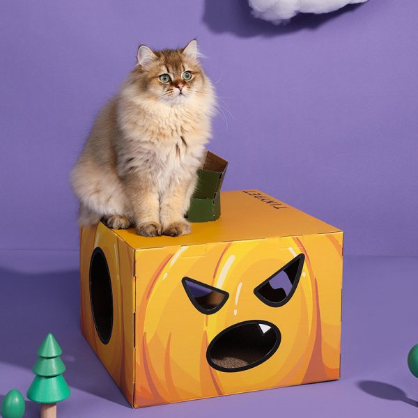 Corrugated Litter Toys Cat Supplies Halloween - Image 2