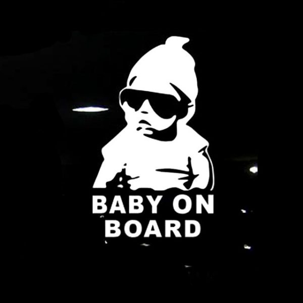 Baby Warning Stickers Baby Stickers On The Car - Image 5