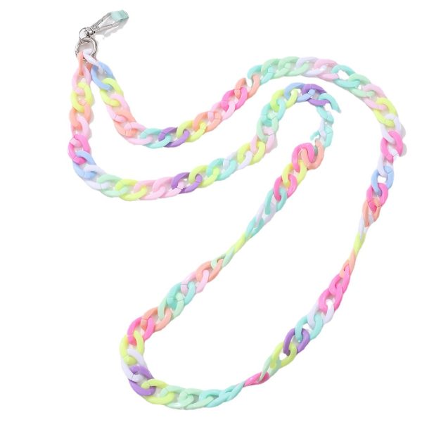 Mixed Color Colored Acrylic Crossbody Chain - Image 7