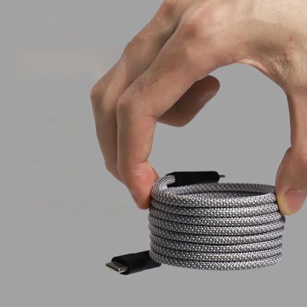 Magnetic Holder Portable Magic Rope Mobile Phone Data Cable - Image 2