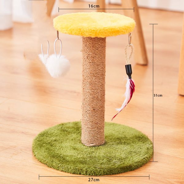 Cat Scratcher Sisal Vertical Durable Non-dandruff Anti-scratch Toy Cat Supplies - Image 4