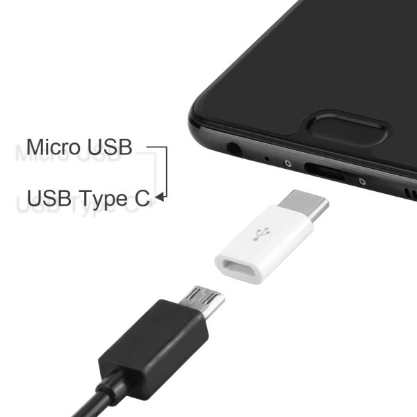 Source Factory Android Charging Data Transmission With OTG Function Micro Usb To Type-c Adapter Adapter - Image 3