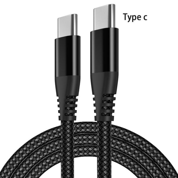 Braided Double Typec Fast Charging Cable - Image 3