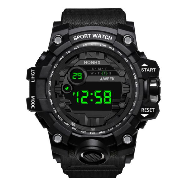 Men's Waterproof Sports Multifunctional Luminous Electronic Watch - Image 5