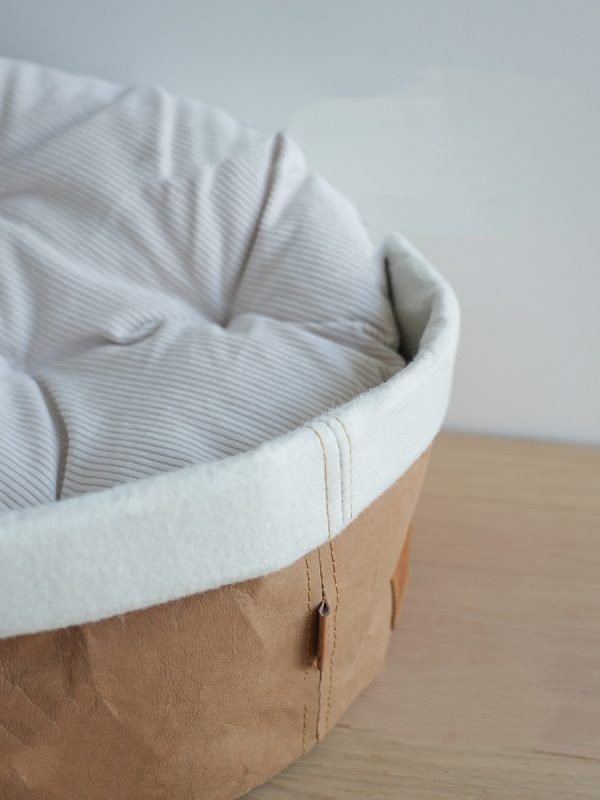 Washed Kraft Paper Bag Pet Nest - Image 3