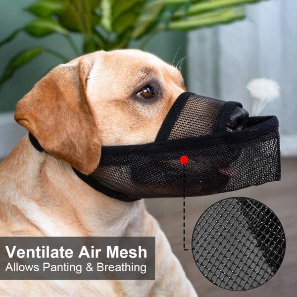 Breathable Mesh Muzzle For Dogs Anti-bite Anti-barking Anti-eating Anti-barking For Large Medium And Small Dogs